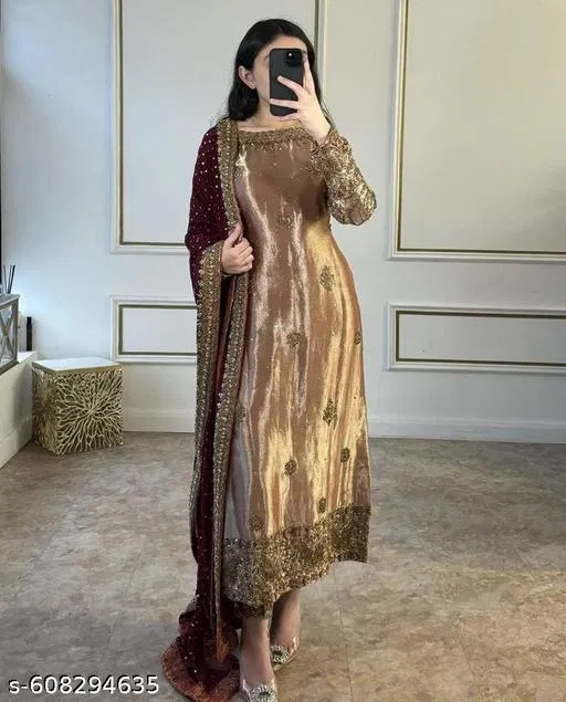 Kurti for Women (Bronze, 4XL)