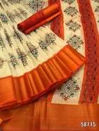 Cotton Printed Saree for Women 