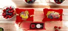 Wooden 2 Pcs Rakhi with Greeting card, Roli 
