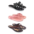 Combo of Flats with Slippers for Women 