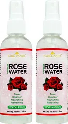 Park Daniel Rose Water (Pack of 2, 100 ml) (SE-177)