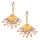 Brass Pearl Ear Cuffs for Women 
