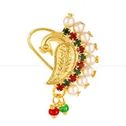 Gold Plated Designer Nosepin for Women 
