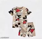 Poly Blend Clothing Set for Kids, Muticolour  
