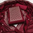 Vichitra Silk Unstitched Dress Material for Women 