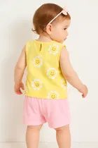 Cotton Printed Clothings Set for Girls 