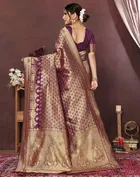Banarasi Silk Zari Woven Saree for Women 