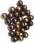 25 Pcs Mini Size Glass Marbles with Shooter 
