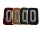 Cotton Doormats Pack of 4 13x20in Assorted