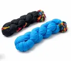 Solid Cotton Dupattas for Women ,Sky Blue & Black, Pack of 2 