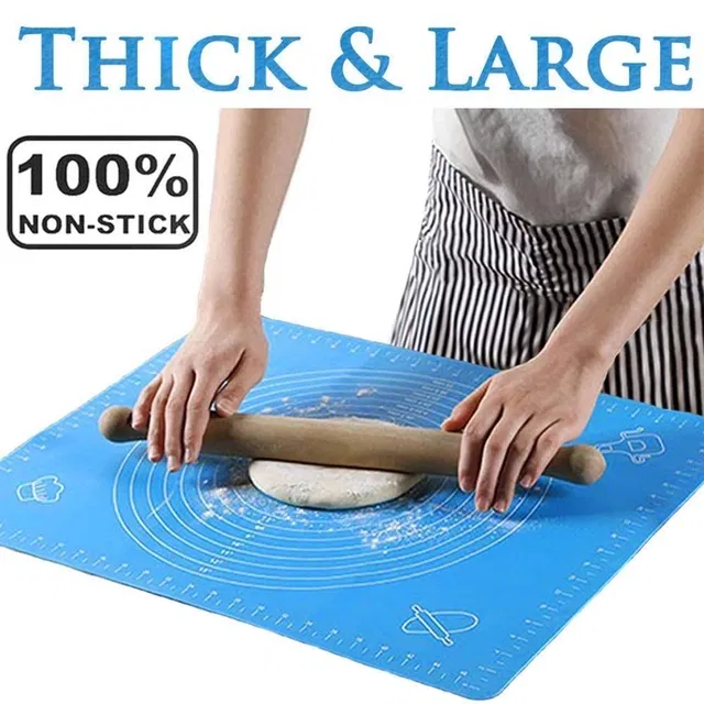 Reusable Non-Stick Food Grade Silicon Roti Mat, Assorted_2535