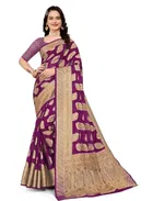Organza Zari Woven Saree for Women 