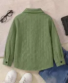 Self Design Cotton Blend Polo for Boys 