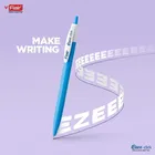 Metal Pen Holder Round Shape and 5 Pcs Ezee Click 0.7 to 1 mm Ball Pen 