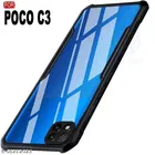 AESTMO Shockproof Crystal Clear Poco C3 Back Cover Case 