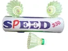 Speed Plastic Shuttlecocks (Green, Pack of 12)