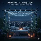 MPROW 11 Meter Decorative White LED Pixel String Light 