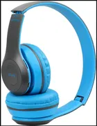 P47 Foldable Wireless Bluetooth Headphone with Mic & SD Card Support 