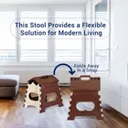 MAGIC PLUS Folding Stool Table For Kitchen/Bathroom/Small Room 