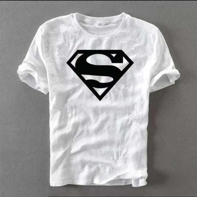 Stylesmyth Polyester Mens T-Shirt (White, L) (SS-32)
