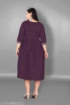 Embroidered Floral Maternity Kurti 