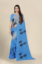 शारदा क्रिएशन जॉर्जेट प्रिंटेड साड़ी 