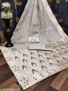 Cotton Linen Zari Woven Saree for Women 