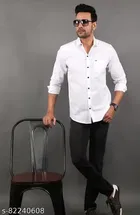 Cotton Blend Full Sleeves Shirt for Men 