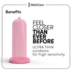 Bold Care 404 Super Ultra Thin Strawberry Flavored Condoms - 10 Pcs 