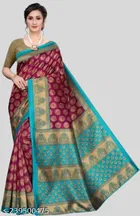 Art Silk Printed Saree for Women 