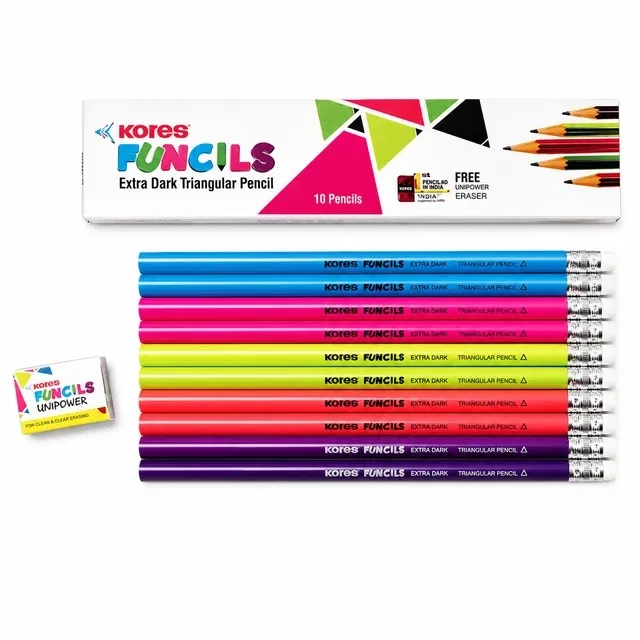 Funcil Arty Pencils(Polymer Pencil)Set of 10