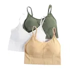Cotton Blend Padded Camisole Bra for Women 