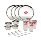 JENSONS 16 Pieces steel dinner set 