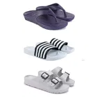 Combo of Sliders with Flipflops for Men 