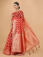 Jacquard Zari Woven Saree for Women 