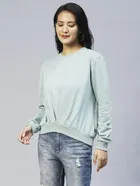 Women's Pleated Sweatshirt 
