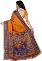 Mysore Silk Printed Saree for Women 