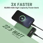 Portronics Fast Charging Power Bank 10000 Mah ,Green