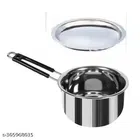 Stainless Steel Sauce Pan with Lid (Silver, 2000 ml)