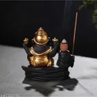 Lord Ganesha Water Fountain with 10 Smoke Backflow 