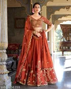 Embroidered Lehenga Choli for Women 