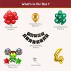 Hulk Theme 4th Birthday Balloon Decoration Kit For Kids, Multicolor, Pack Of 53