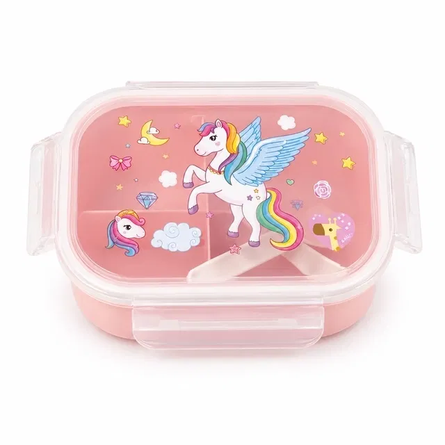 Kids Plastic Lunch Box Unicorn