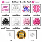 Rainbow Theme 8th Happy Birthday Decoration,Multicolour,Set Of 1