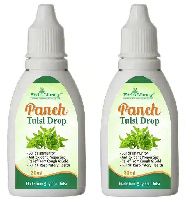Nutrocopia Panch Tulsi Drops (Pack of 2, 30 ml)