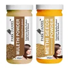 Park Daniel 100% Pure & Natural Mulethi Powder & Methi Seeds Powder 