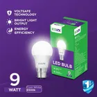 EcoLink 9 W Basic Round B22 LED Bulb  