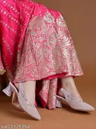 Embellished Round Toe Heel Sandals for Women 