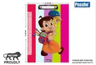 Wooden Posshe Kids Cartoon Printed Premium Exam Clipboard 