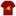 Chest Print Cotton T-Shirts for Kids, Red (6-7 Years)